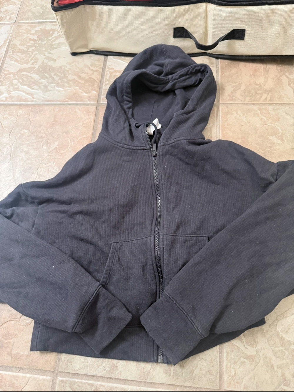 Women’s Black Zip-Up Hoodie Jacket